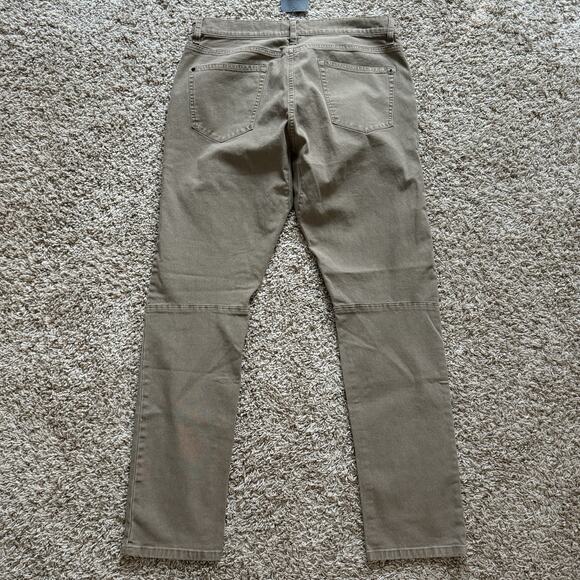 Proof Rover Pants Men’s Size 33x32 Tan Slim Huckberry Stretch Canvas Gusseted - Picture 2 of 8